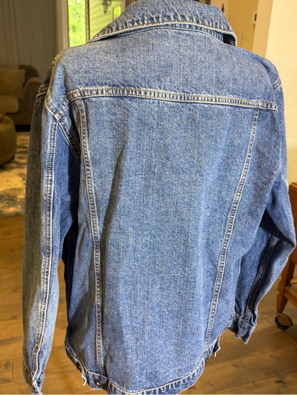 Daily Ritual Blue Denim Jean Jacket - Picture 7 of 9